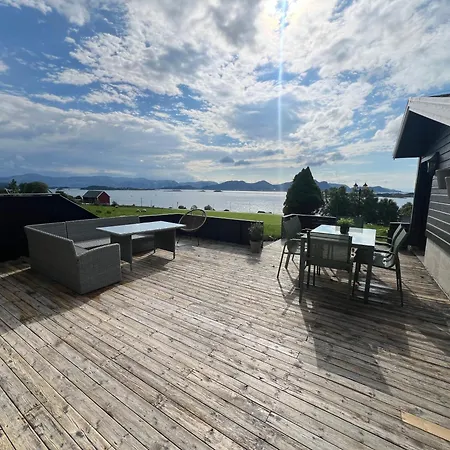 Fin Med Fjord Utsikt